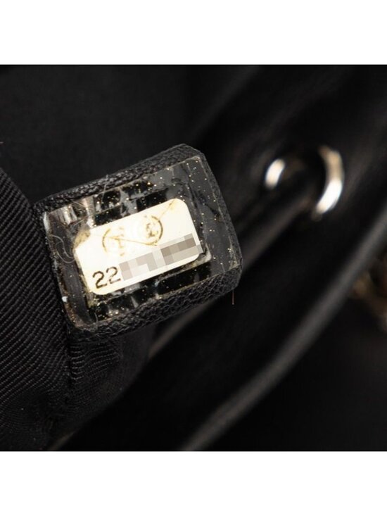 Chanel Quilted CC Logo Backpack Black Lambskin main image 5